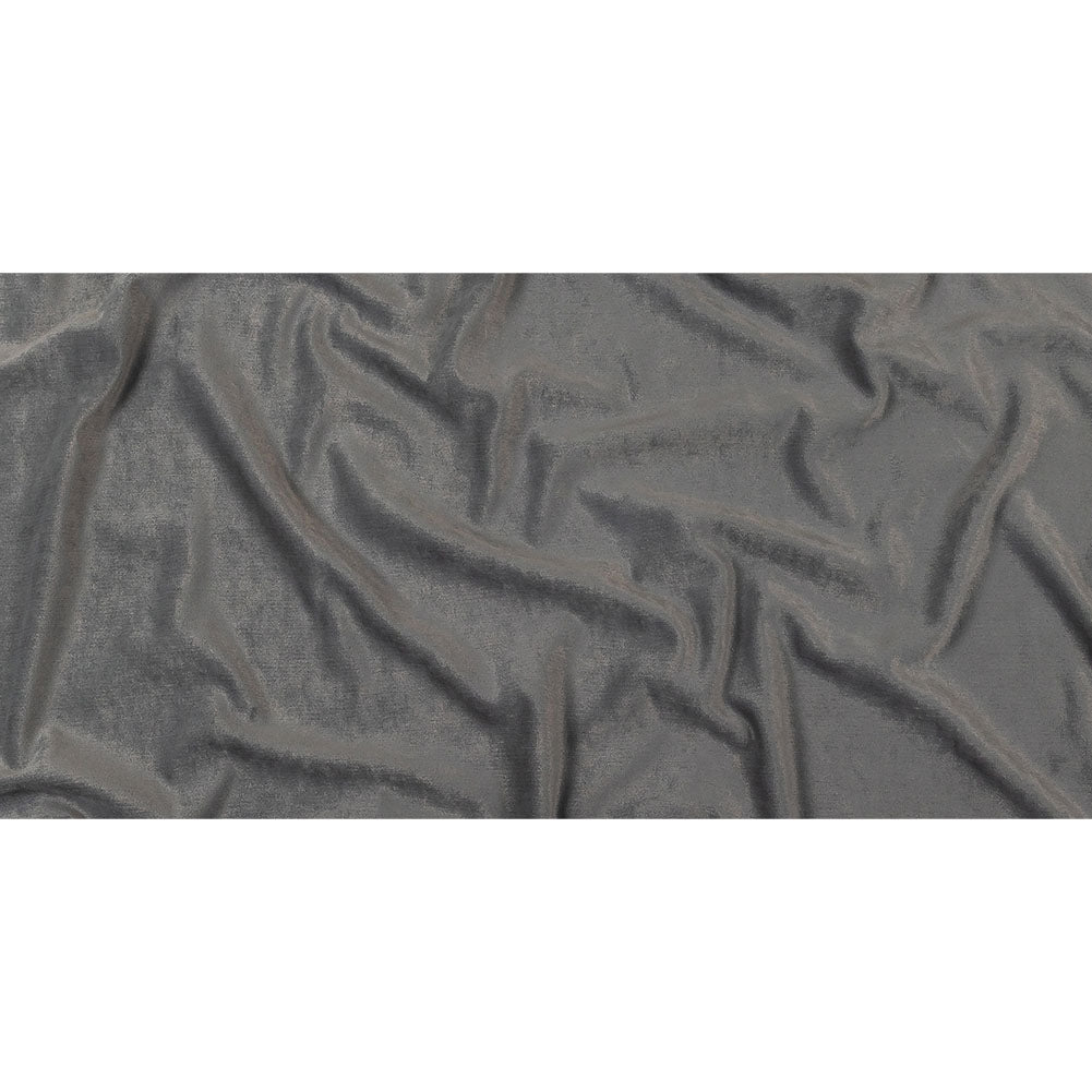 Micro Polyester Chenille - Slate - British Imported