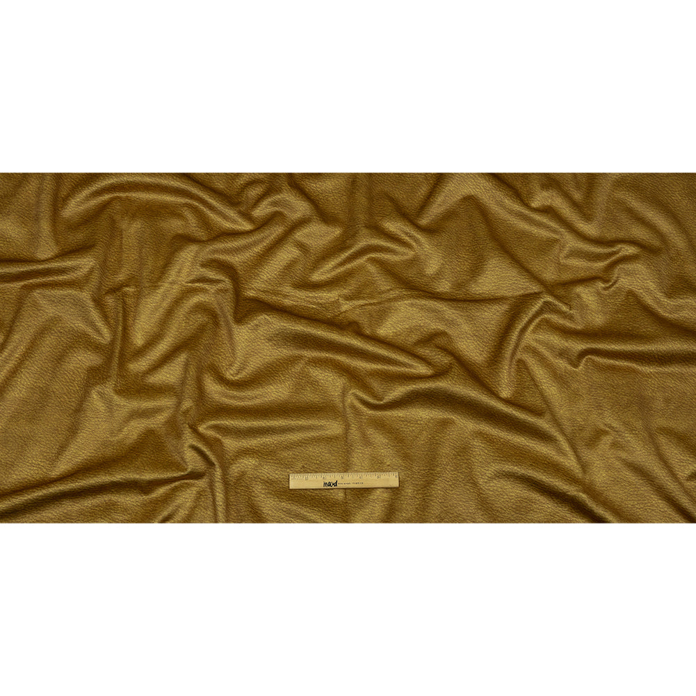 Polyester Microvelvet - Gold Abstract - British Imported