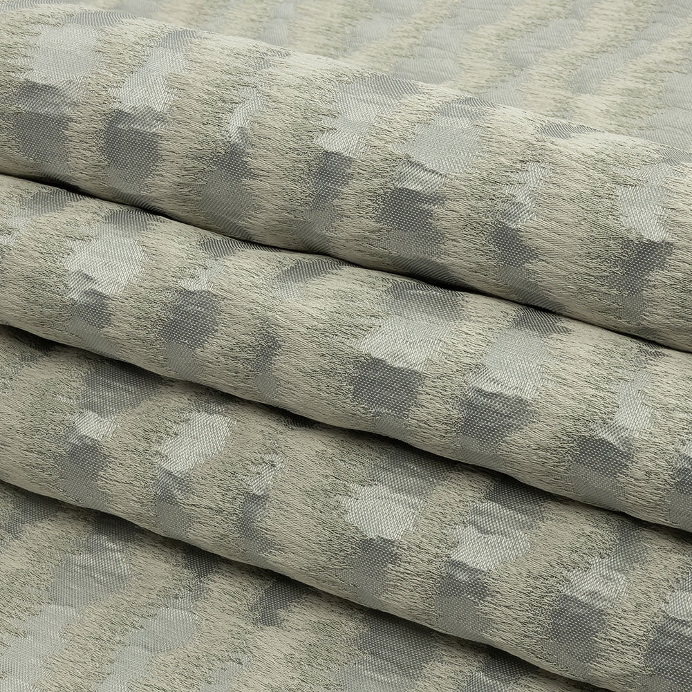 Drapery Jacquard - Glacier Abstract Stripes - British Imported