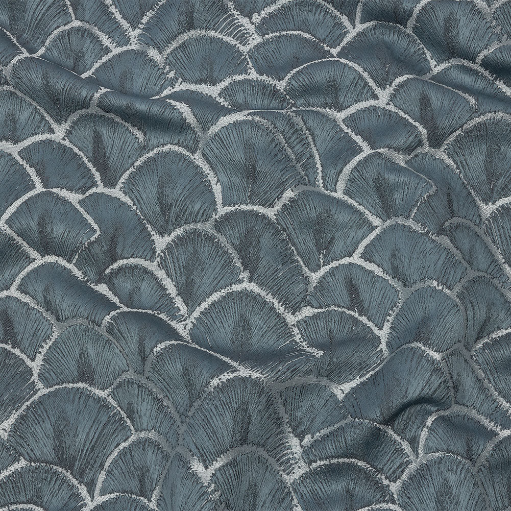 Drapery Jacquard - Danube Fan Scales - British Imported