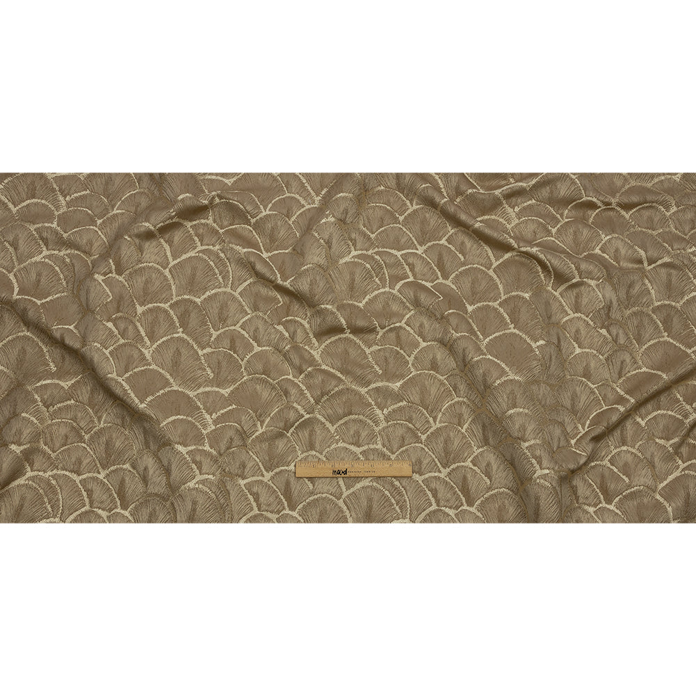 Drapery Jacquard - Fawn Fan Scales - British Imported