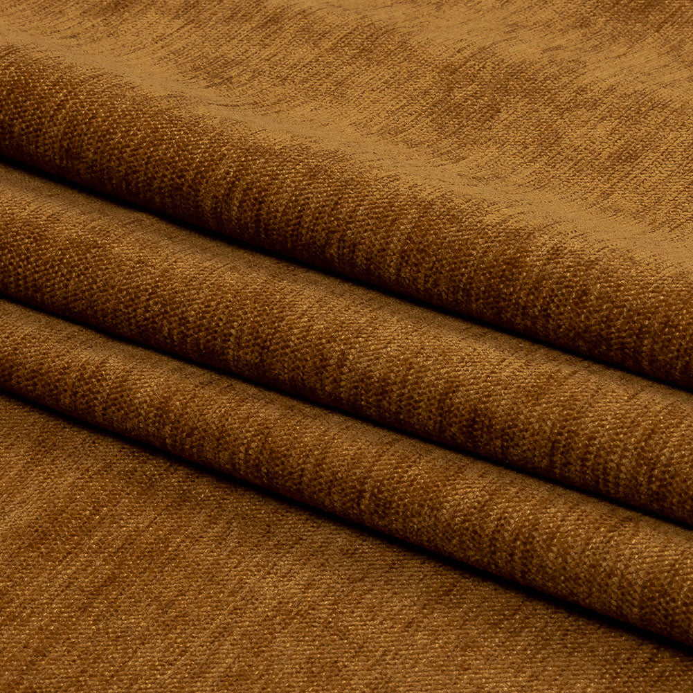 Polyester Upholstery Chenille - Bronze - British Imported
