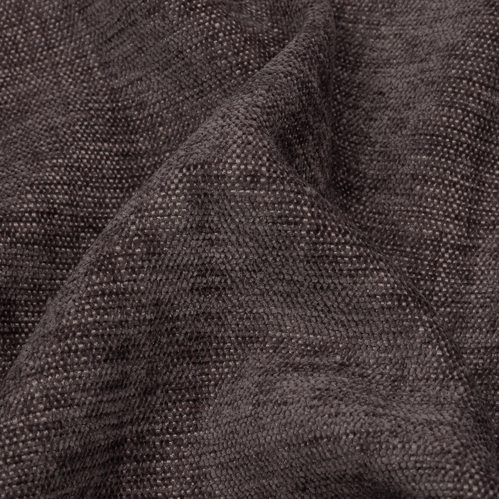 Polyester Upholstery Chenille - Flint - British Imported