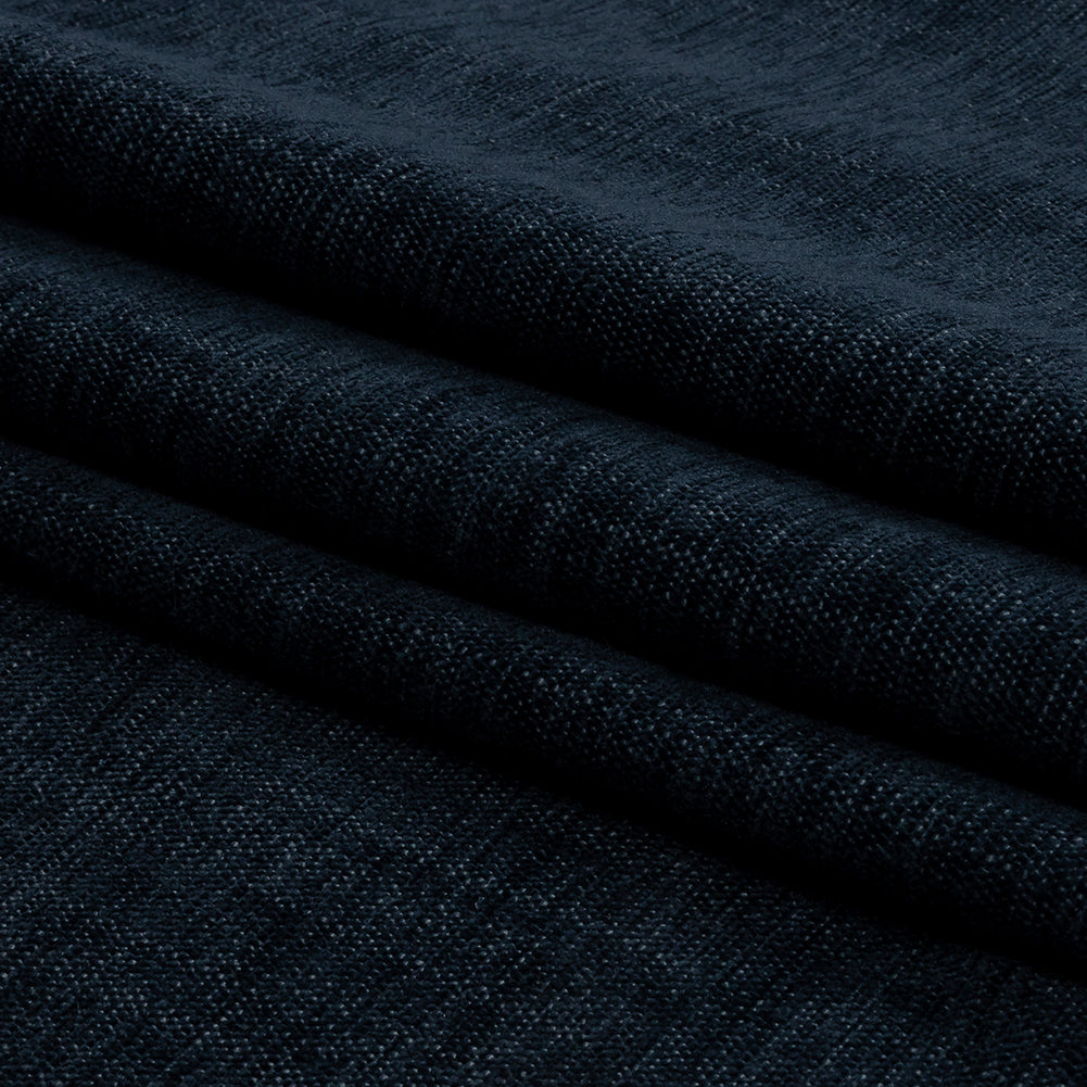 Polyester Upholstery Chenille - Ink - British Imported