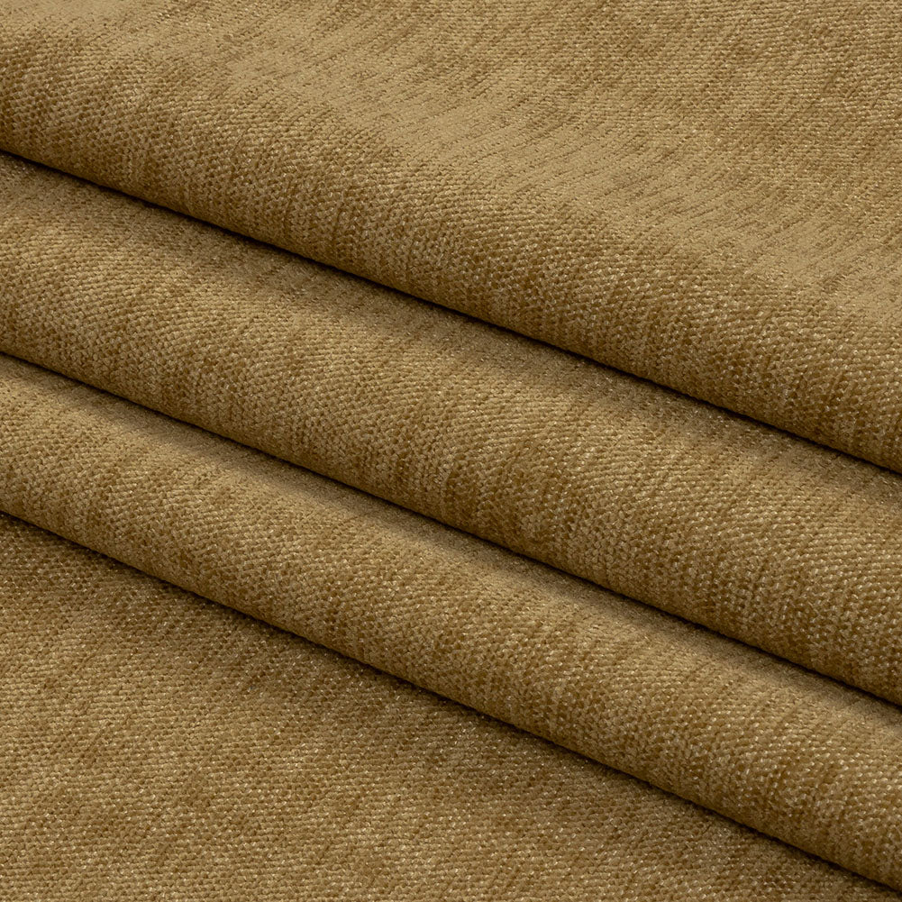 Polyester Upholstery Chenille - Olive - British Imported