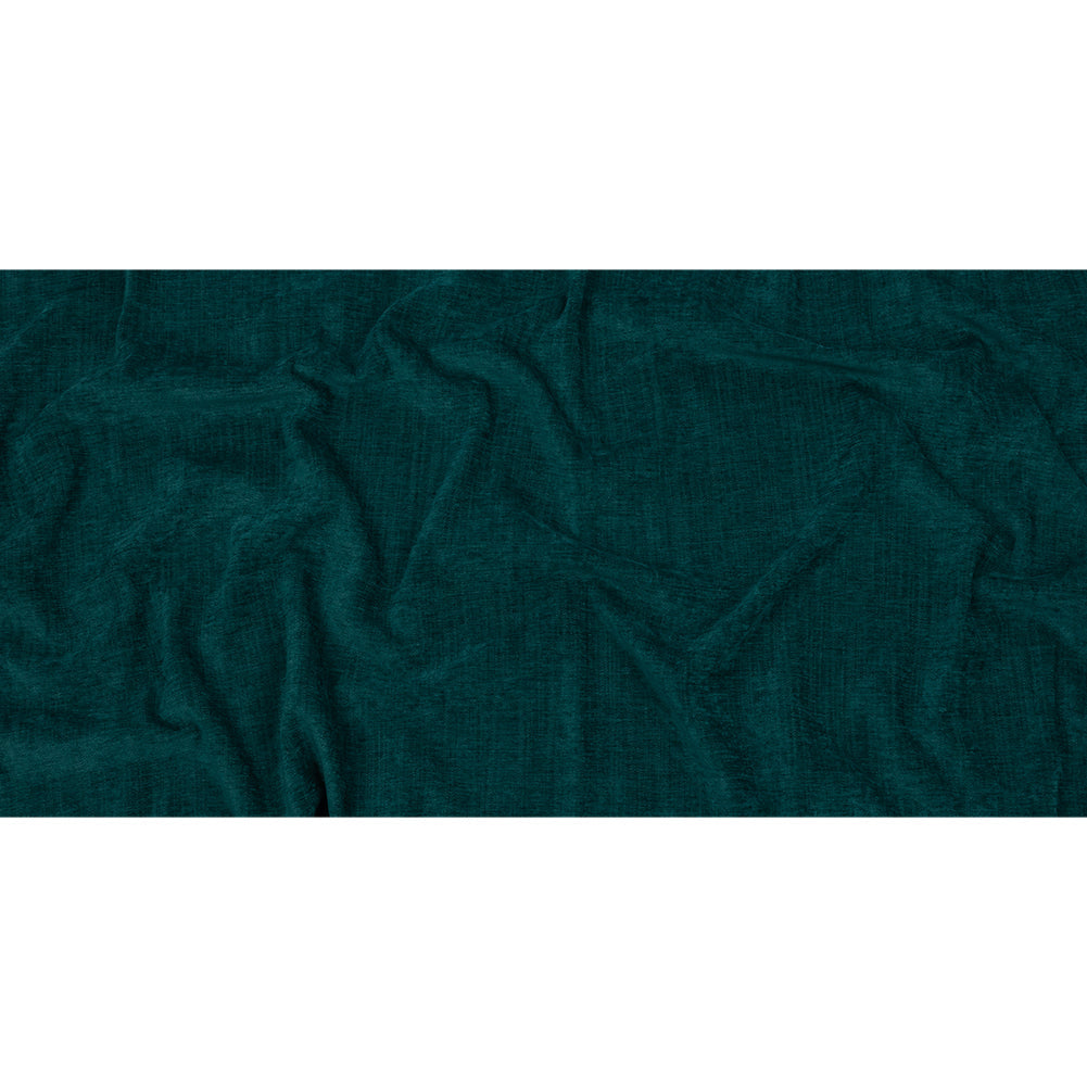 Polyester Upholstery Chenille - Peacock - British Imported
