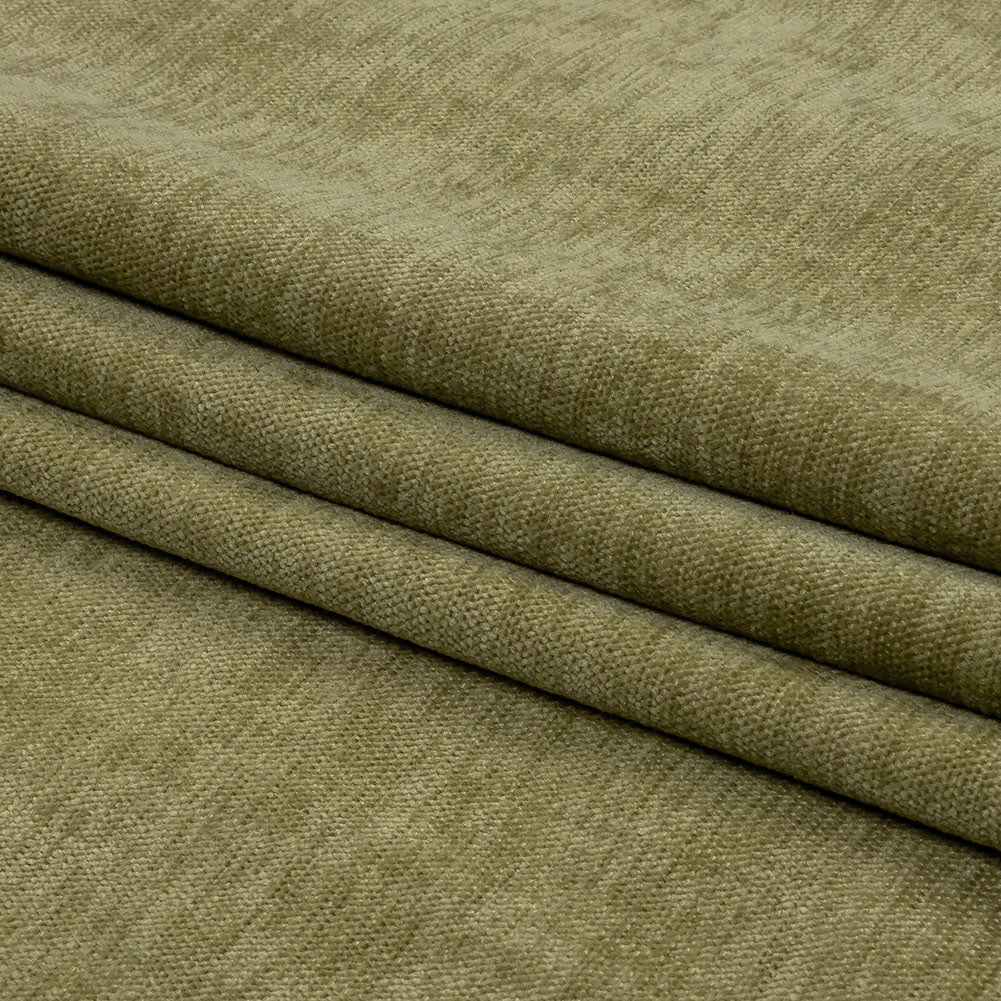 Polyester Upholstery Chenille - Pistachio - British Imported
