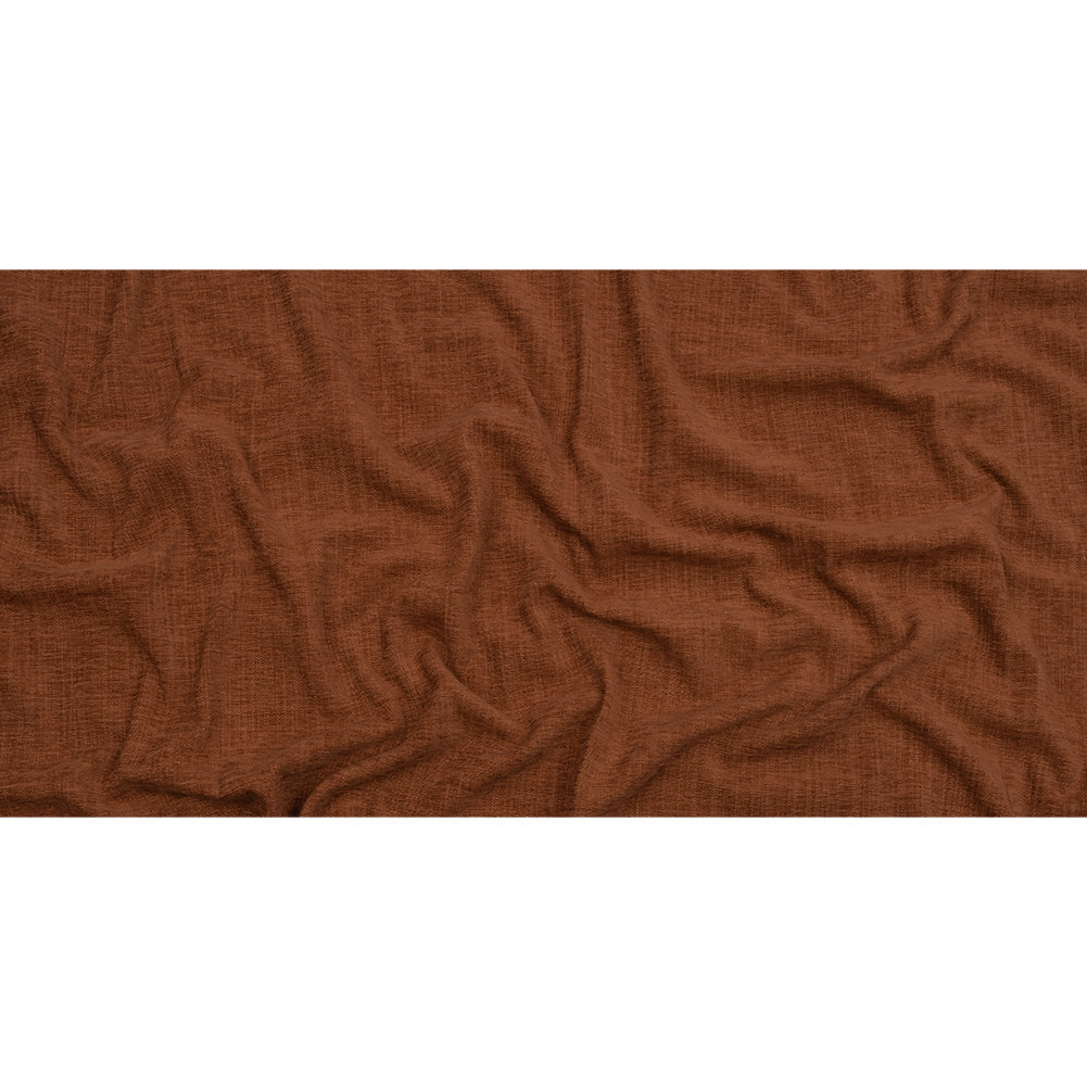 Polyester Upholstery Chenille - Rust - British Imported