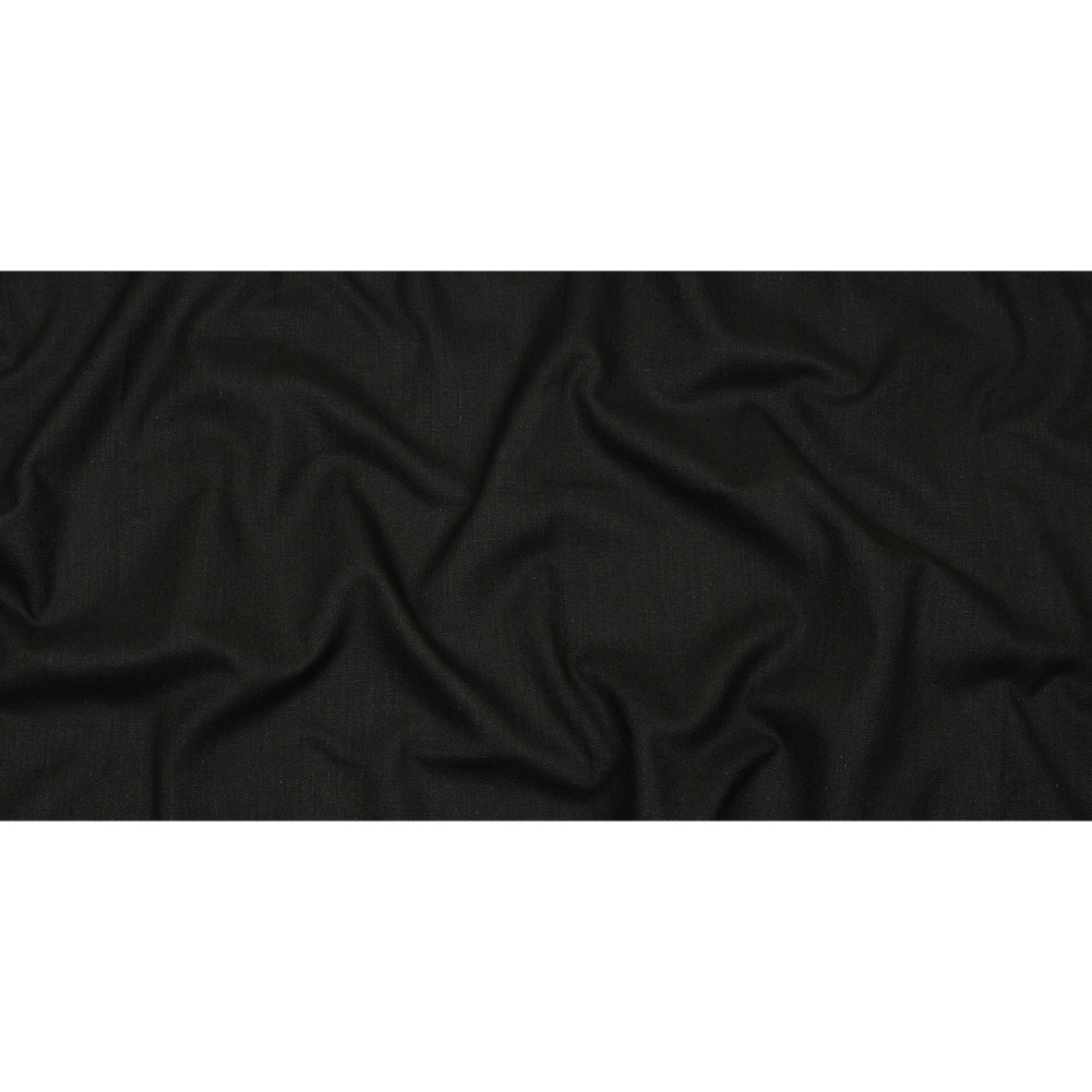 Heavyweight Linen Woven - Onyx - British Imported