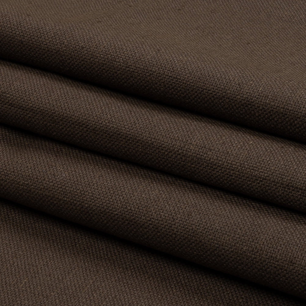Heavyweight Linen Woven - Praline - British Imported