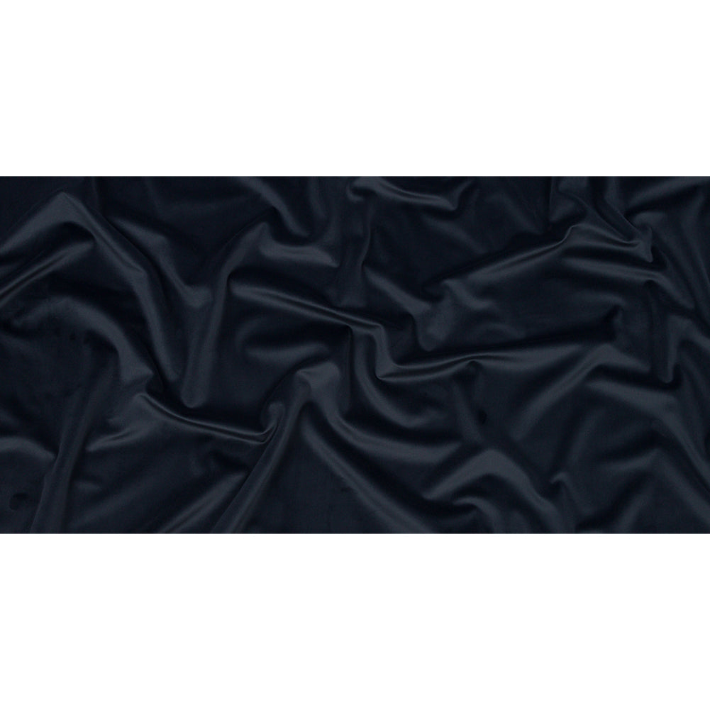 Lush Polyester Drapery Velvet - French Navy - British Imported
