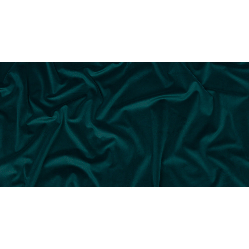 Lush Polyester Drapery Velvet - Peacock - British Imported