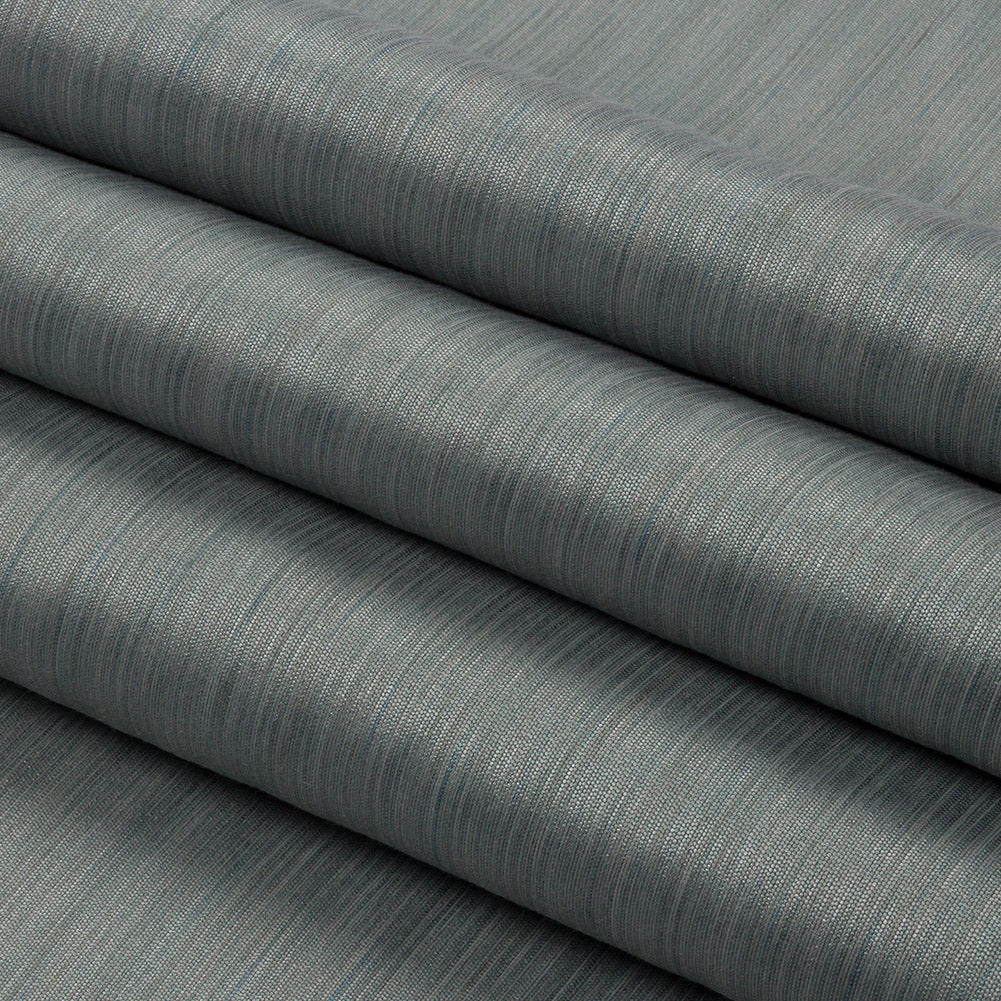 Recycled Polyester Bengaline - Alpine Striations - British Imported