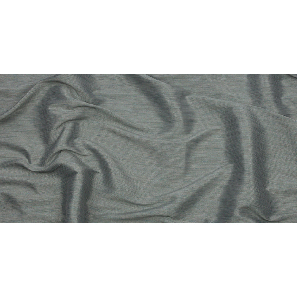 Recycled Polyester Bengaline - Alpine Striations - British Imported