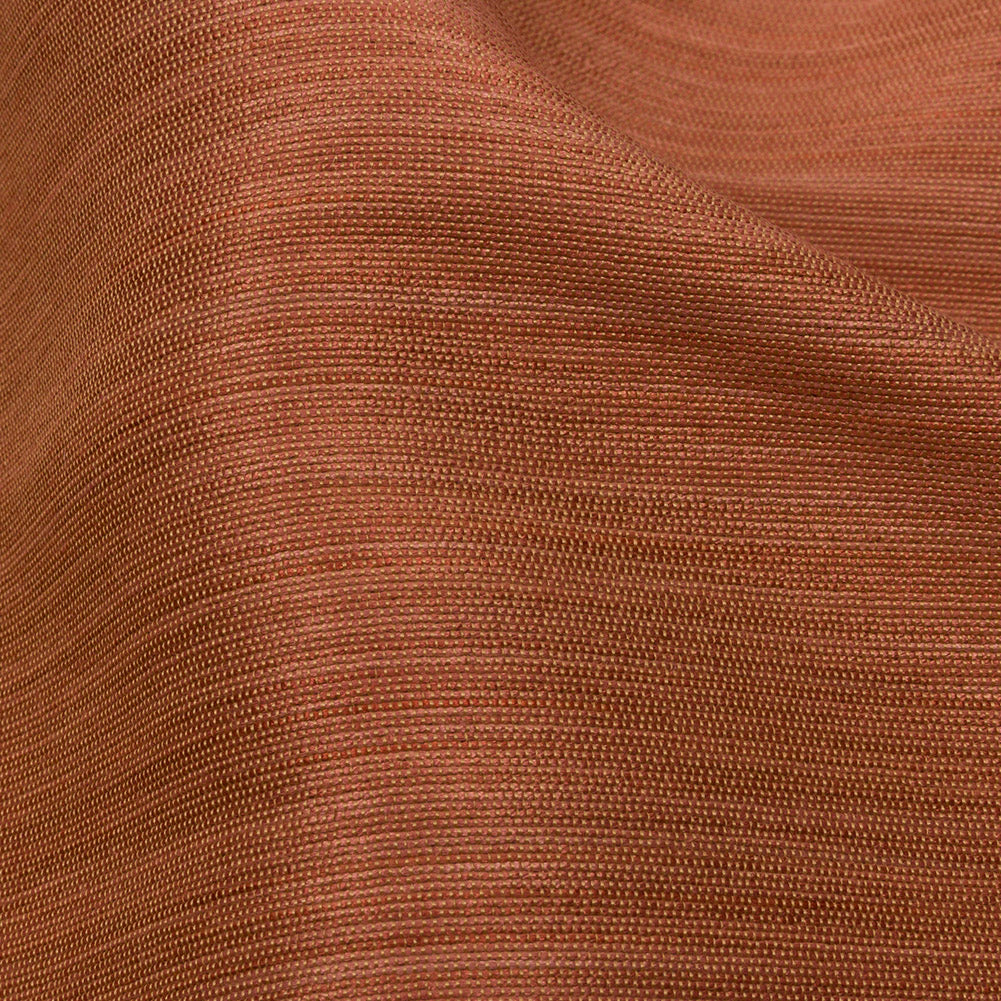 Recycled Polyester Bengaline - Clay Striations - British Imported