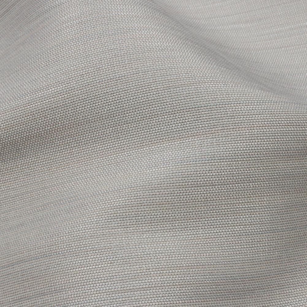 Recycled Polyester Bengaline - Dove Striations - British Imported