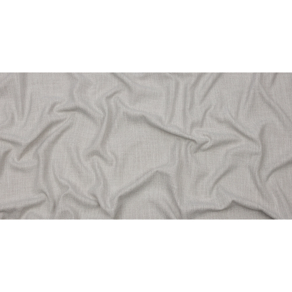 Soft Textured Recycled Polyester Drapery Woven - Frost - British Imported