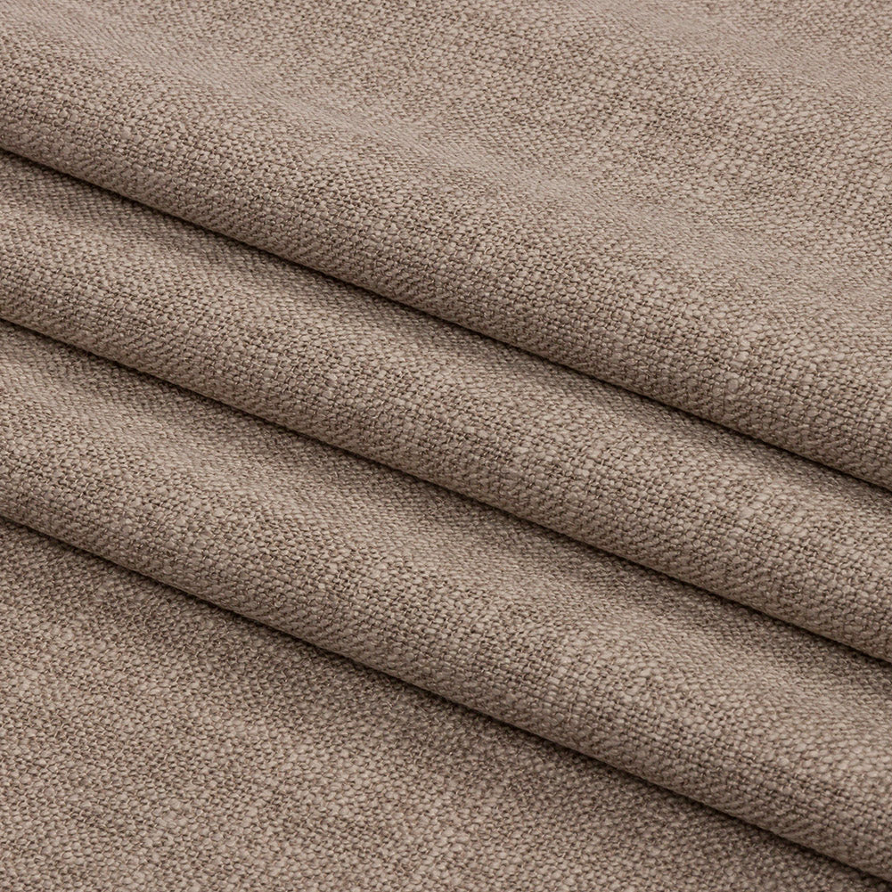Soft Textured Recycled Polyester Drapery Woven - Hessian - British Imported