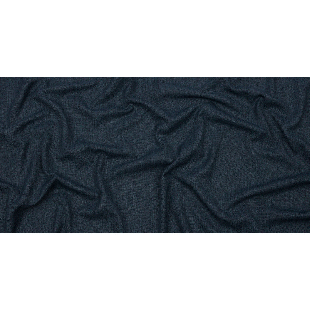Soft Textured Recycled Polyester Drapery Woven - Ink - British Imported