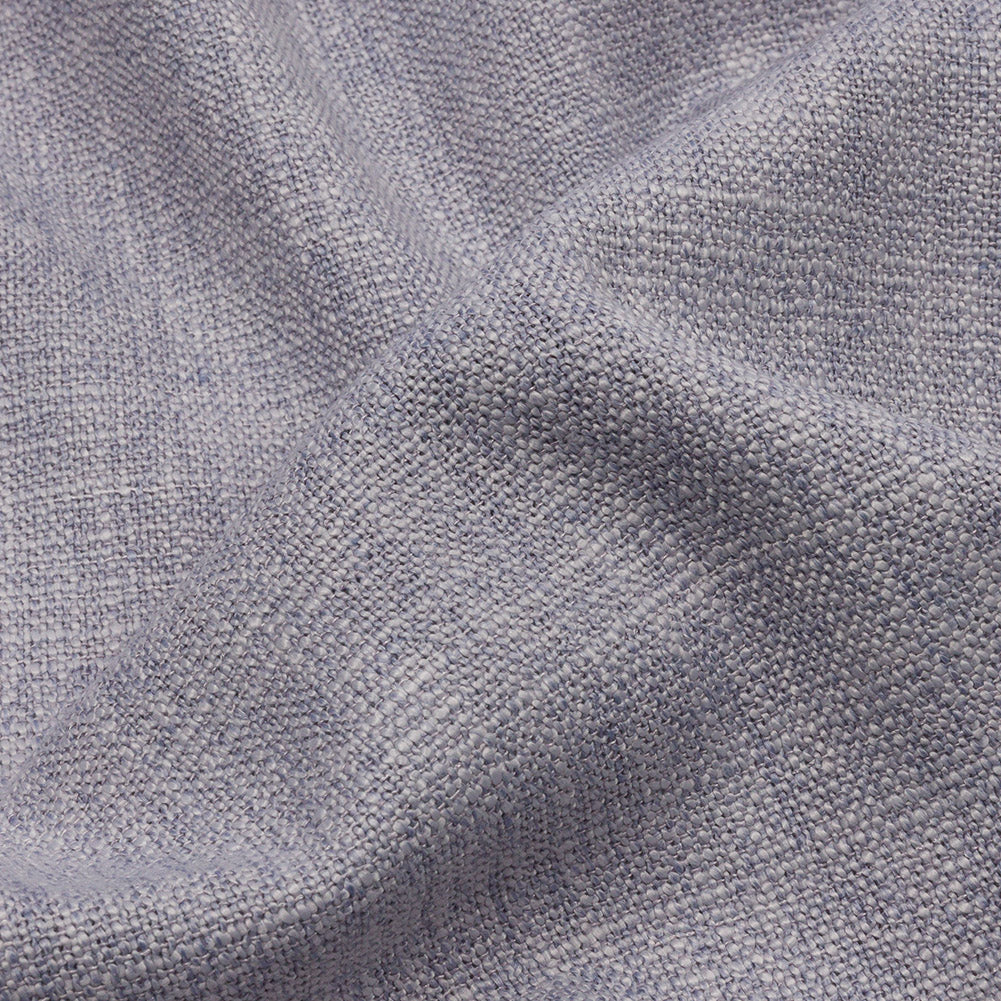 Soft Textured Recycled Polyester Drapery Woven - Lavender - British Imported