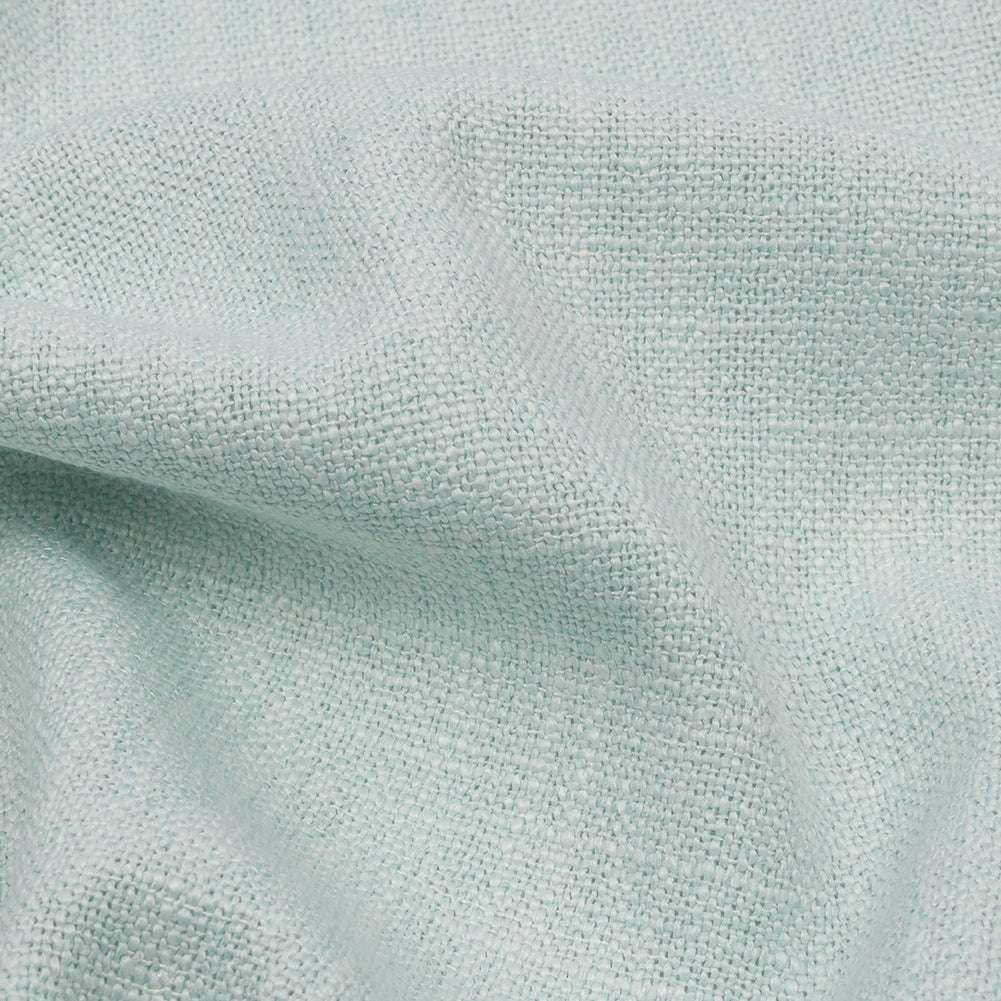 Soft Textured Recycled Polyester Drapery Woven - Mineral - British Imported