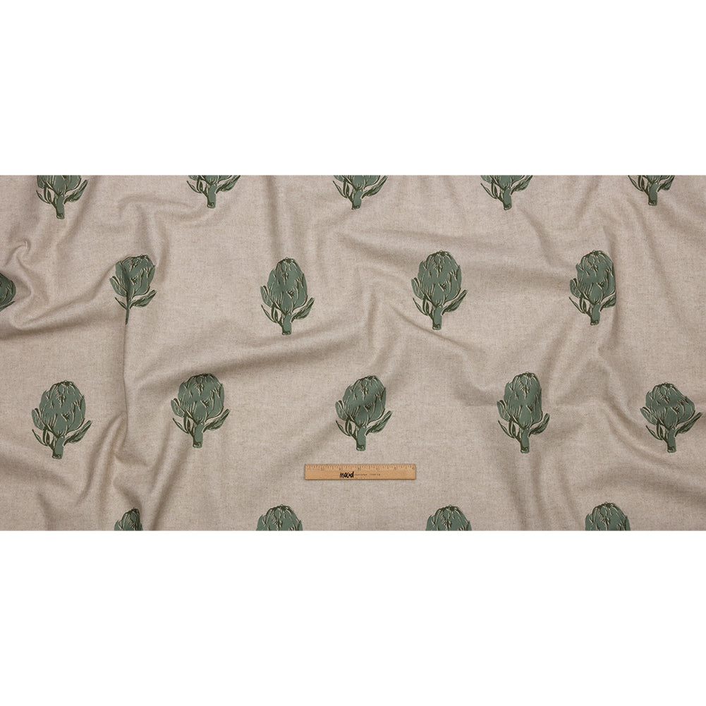 Cotton Canvas Print - Fern Artichokes - British Imported