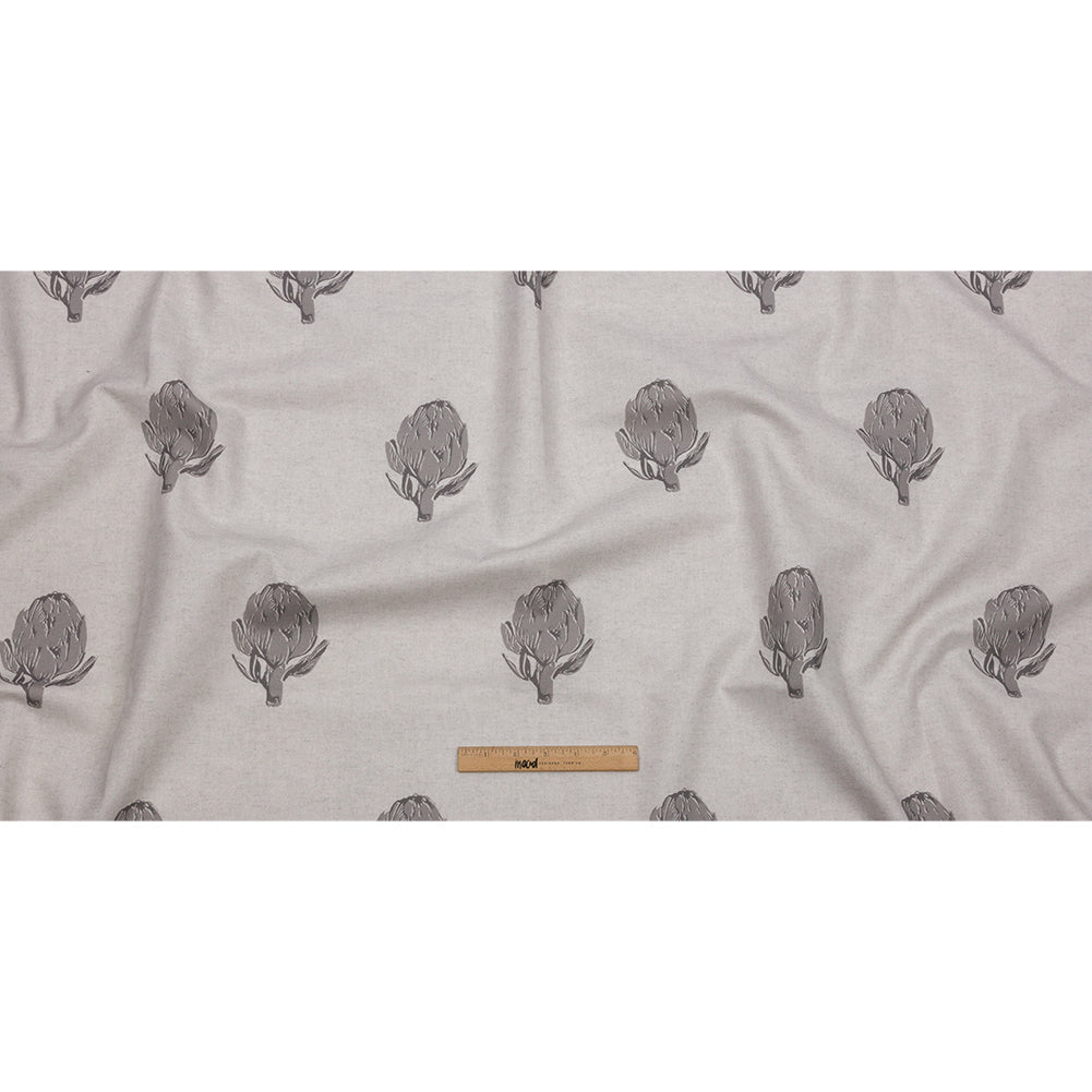 Cotton Canvas Print - Pebble Artichokes - British Imported