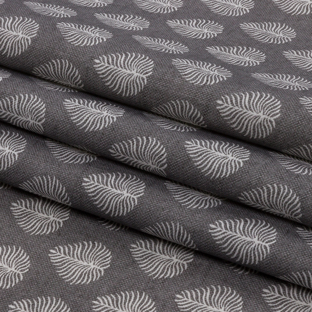 Cotton Canvas Print - Smoke Leaves - British Imported