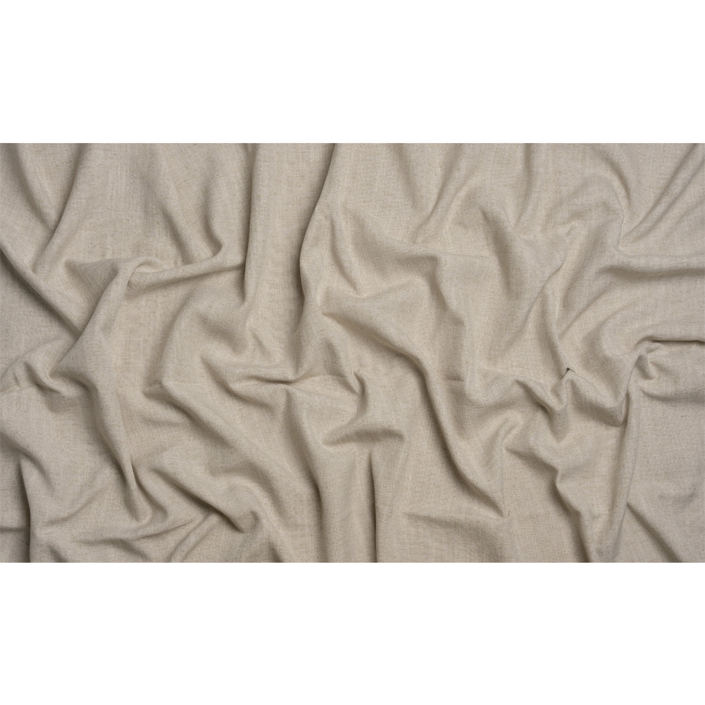 Linen, Viscose and Polyester Woven - Natural - British Imported