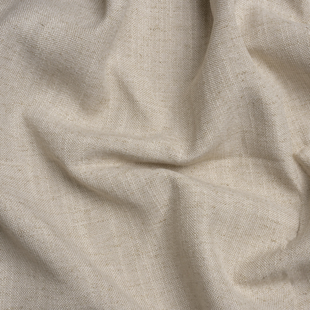 Linen, Viscose and Polyester Woven - Natural - British Imported