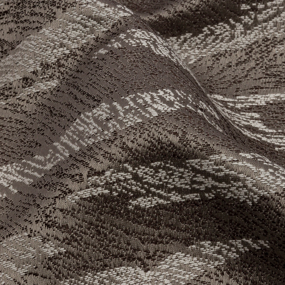 Drapery Jacquard - Slate Tiger Stripes - British Imported