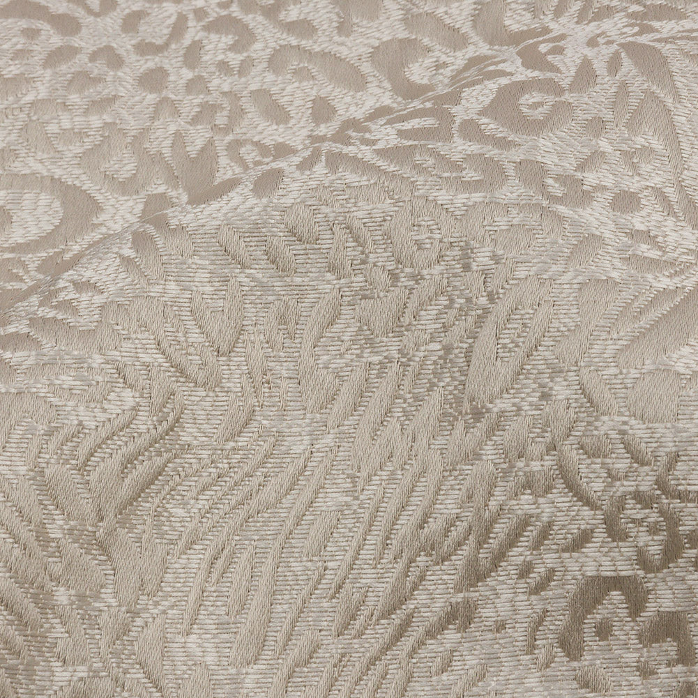 Drapery Jacquard - Ivory Running Leopard - British Imported