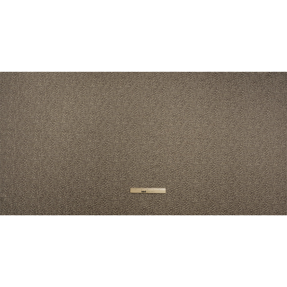Metallic Drapery Jacquard - Mole Mottled - British Imported