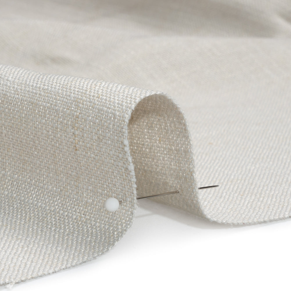 Linen, Viscose and Polyester Woven - Dove Gray - British Imported