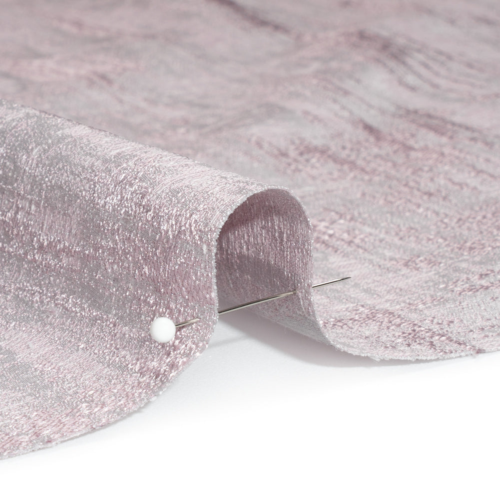 Drapery Jacquard - Mulberry Distressed Abstract - British Imported