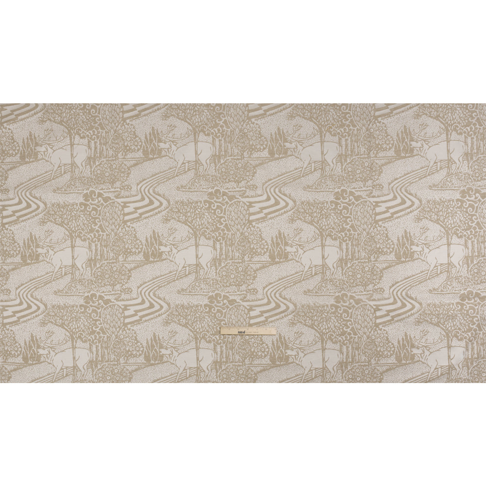 Drapery Jacquard - Natural Pastoral Scenes - British Imported