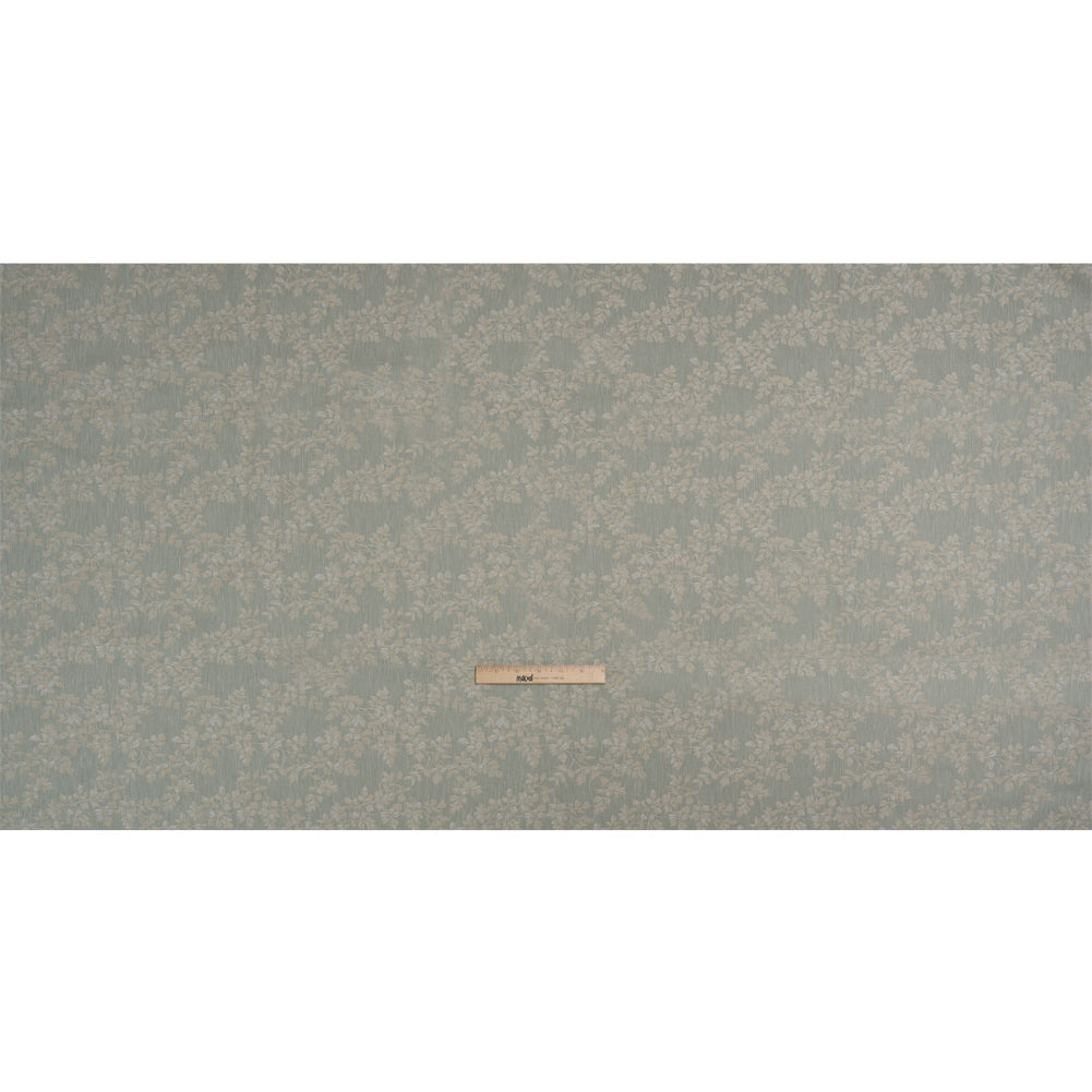 Drapery Jacquard - Sage Leaves on the Vine - British Imported