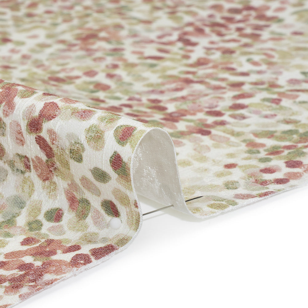 Drapery Jacquard Print - Vintage Bouncing Spots - British Imported