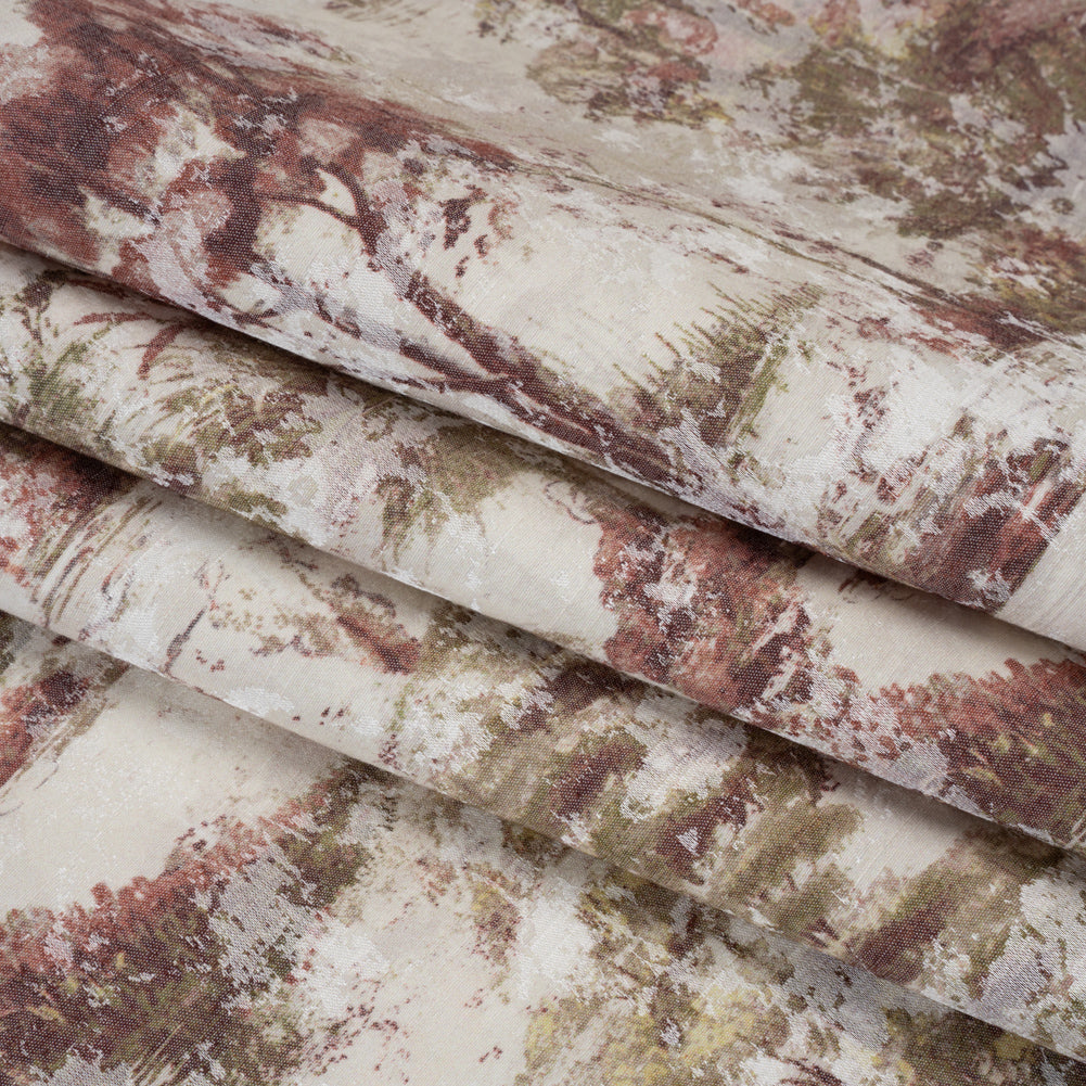 Drapery Jacquard Print - Vintage Dreamy Trees - British Imported