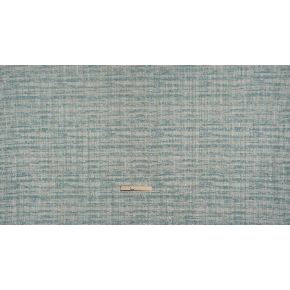 Textured Recycled Polyester Drapery Jacquard - Opal Abstract - British Imported