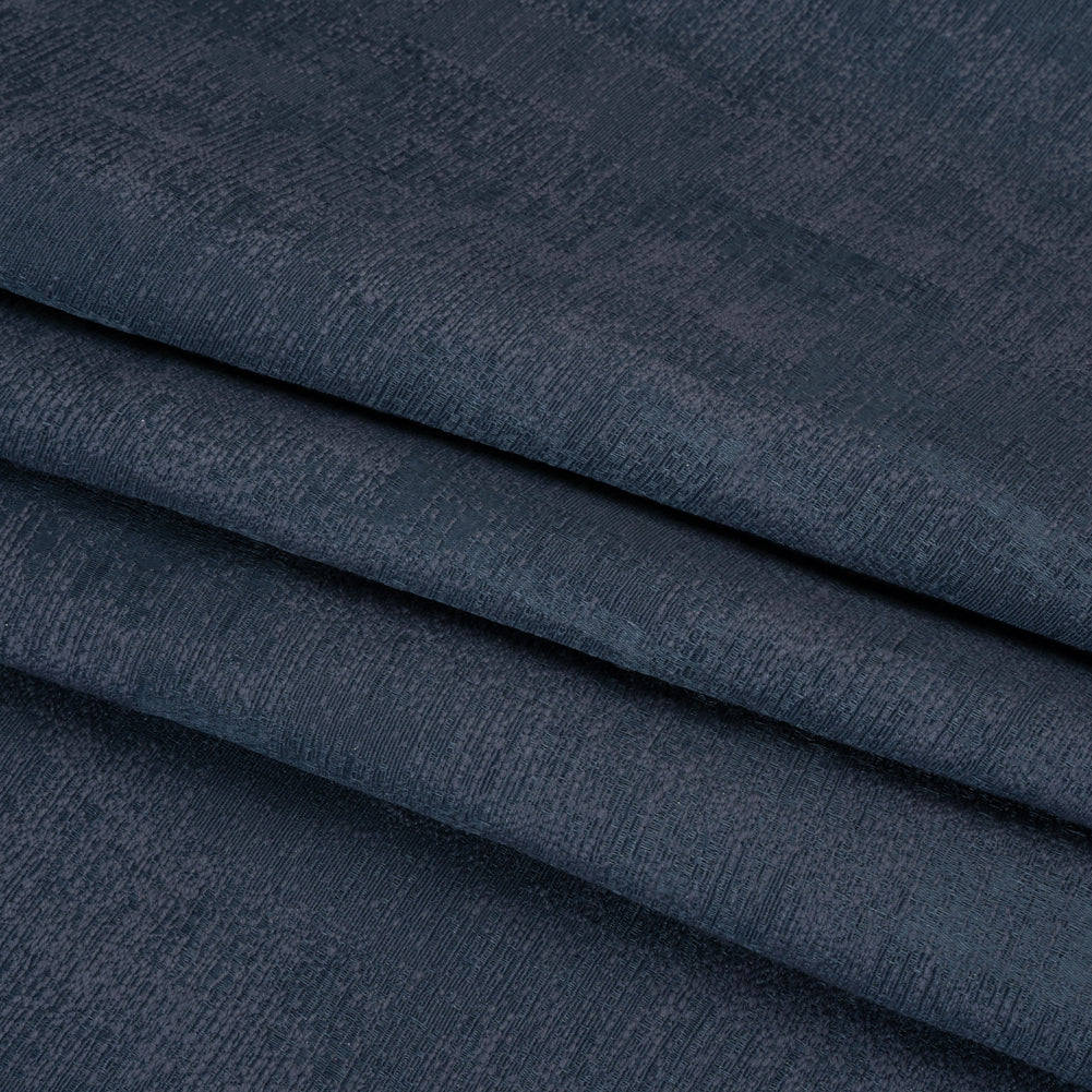 Abstract Textures Recycled Polyester and Cotton Drapery Jacquard - Danube - British Imported