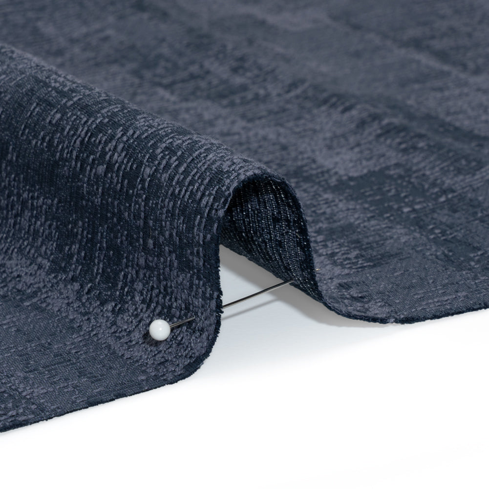 Abstract Textures Recycled Polyester and Cotton Drapery Jacquard - Danube - British Imported