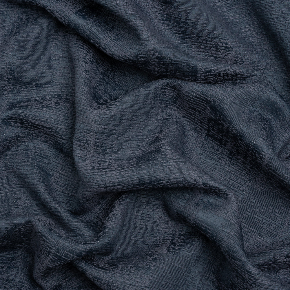 Abstract Textures Recycled Polyester and Cotton Drapery Jacquard - Danube - British Imported