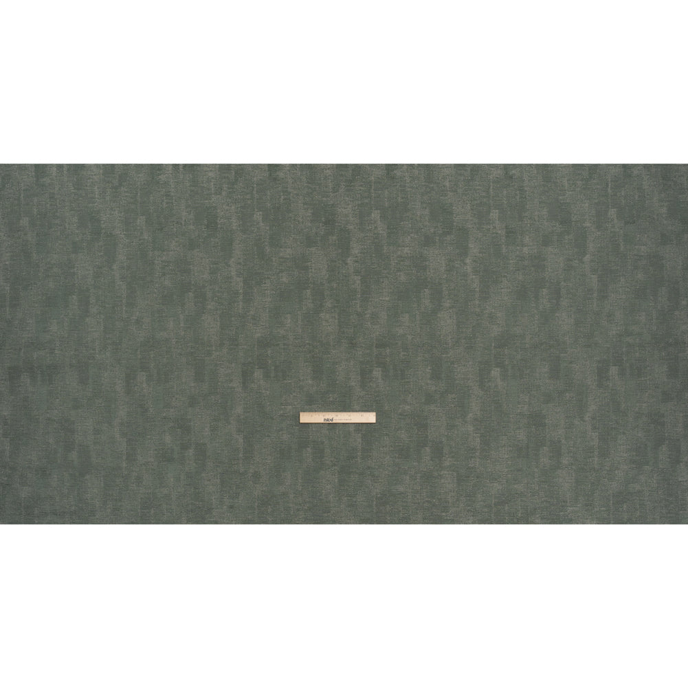 Abstract Textures Recycled Polyester and Cotton Drapery Jacquard - Ocean - British Imported