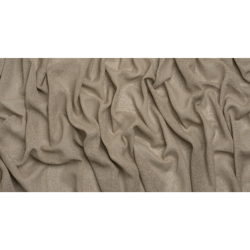 Boucle Burlap-Like Sheer Drapery Woven 118" - Driftwood - British Imported