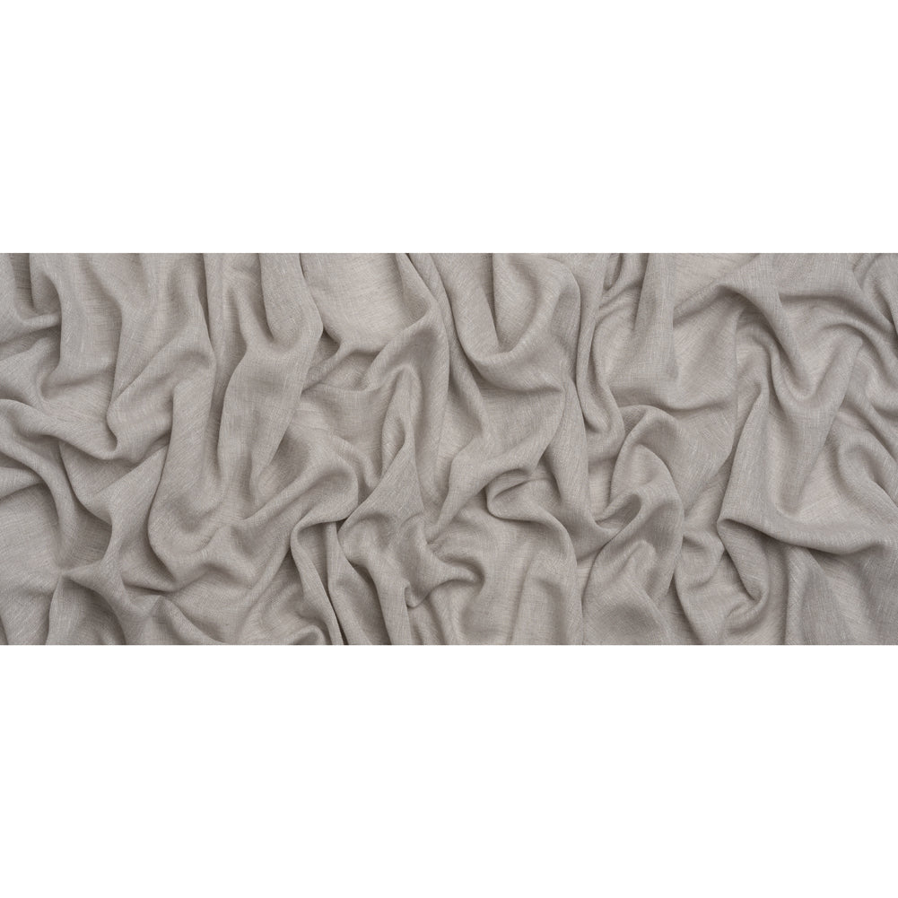 Slubbed Gauzy Drapery Sheer Fabric 118" - Pebble - British Imported