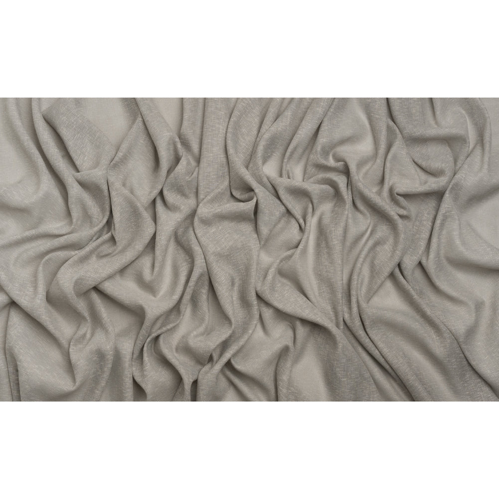Slubbed Open Weave Drapery Sheer Fabric 118" - Pebble - British Imported