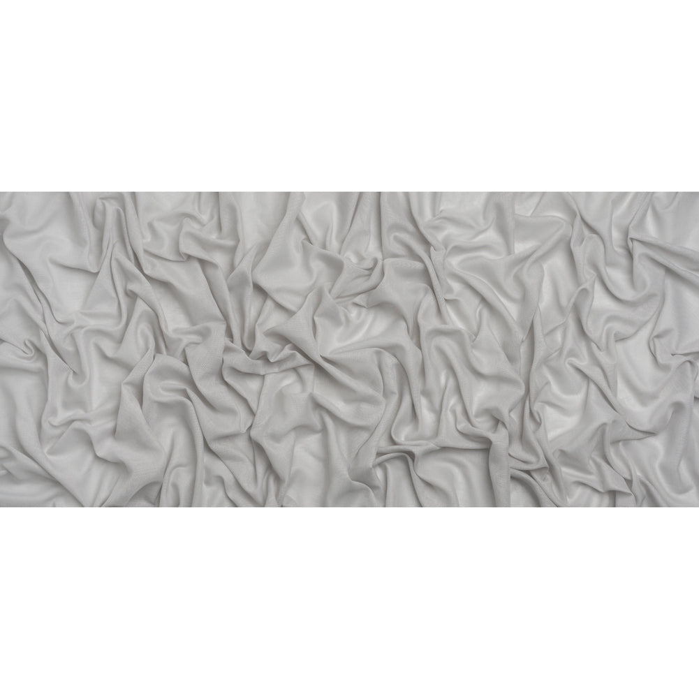 Recycled Polyester Soft Drapery Sheers Woven 118" - Silver - British Imported