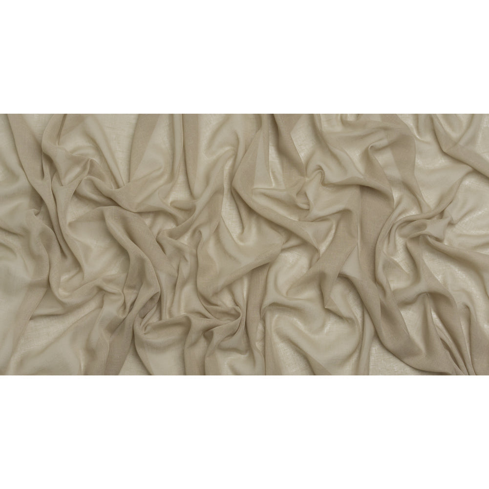 Gauzy Linen Blend Drapery Sheers Woven 118" - Driftwood - British Imported