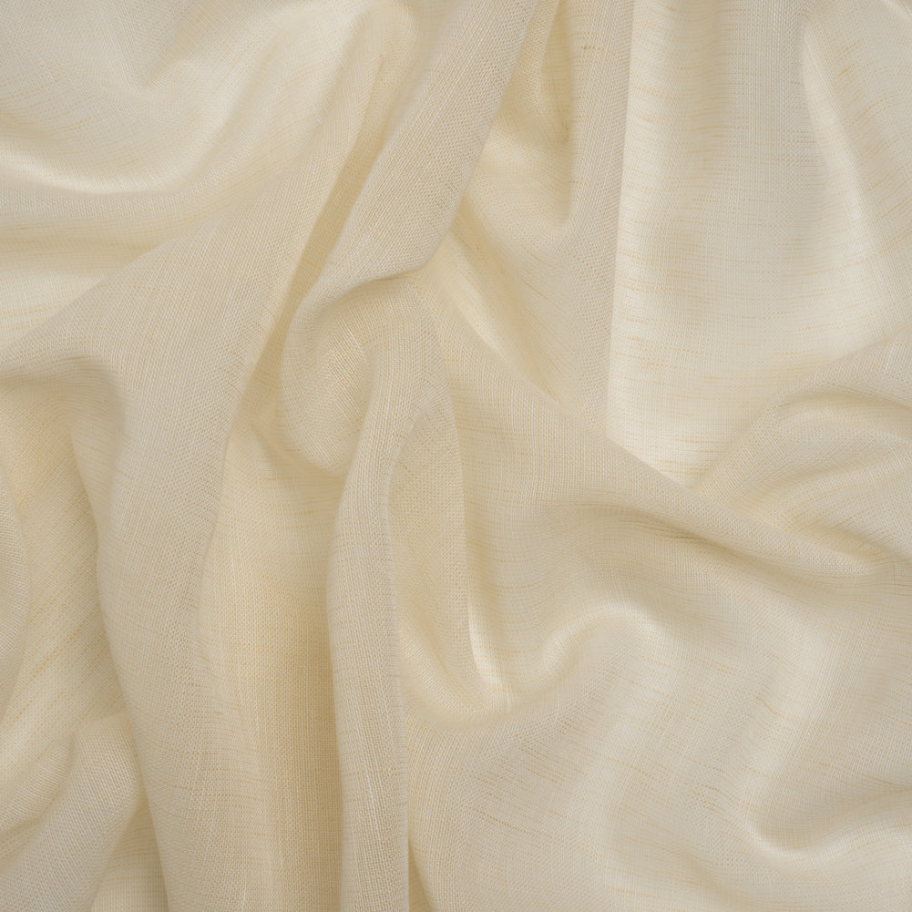 Crisp Linen Blend Drapery Sheers 122" - Linen - British Imported